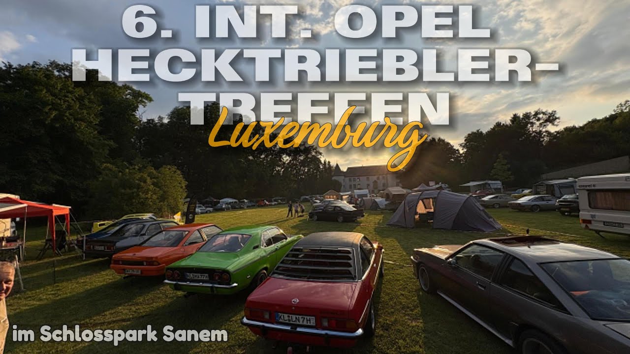 6. int. Opel Hecktriebler-Treffen Luxemburg / Sanem 2025