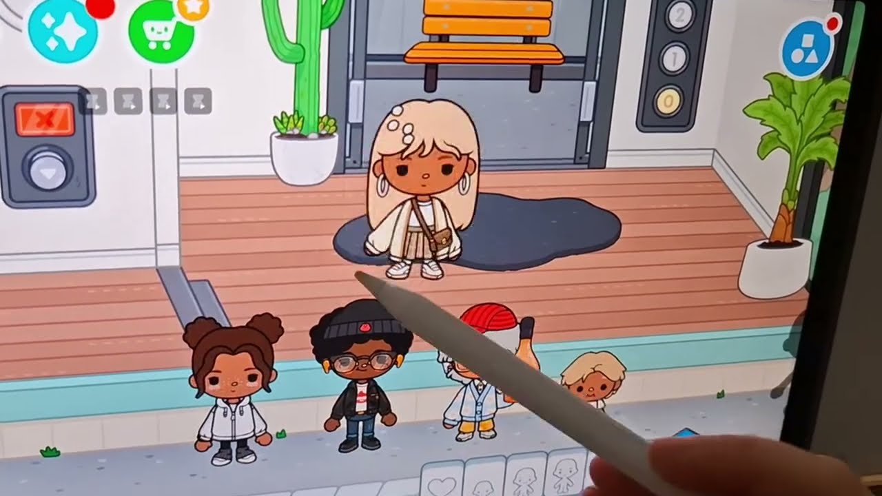 Toca Boca World. Пошли в кафешку пить кофе с круассаном #tocaboca