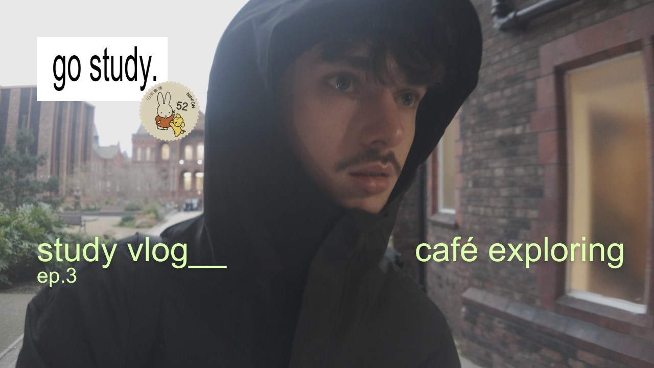 study vlog ☕️ | cafe hopping and studying law (reading and note taking)