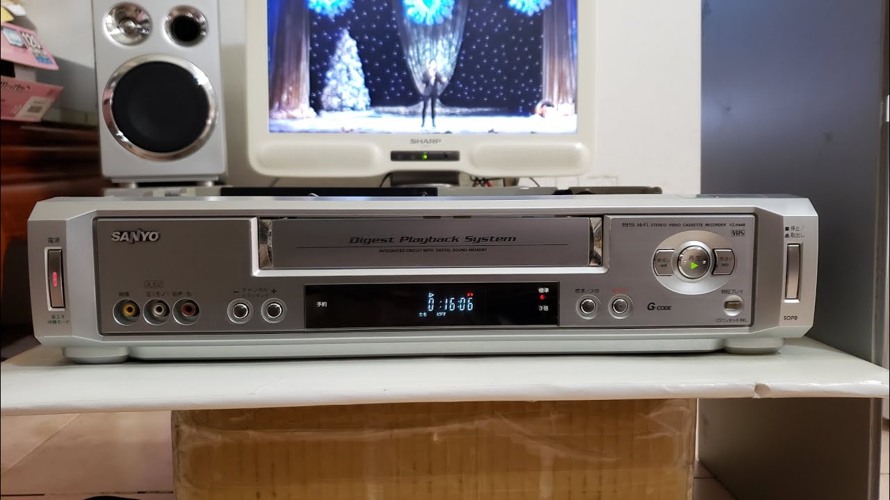 Tiếp Mẫu VHS Hifi Sanyo Giá 900k - Tặng Băng Kèm Remote 