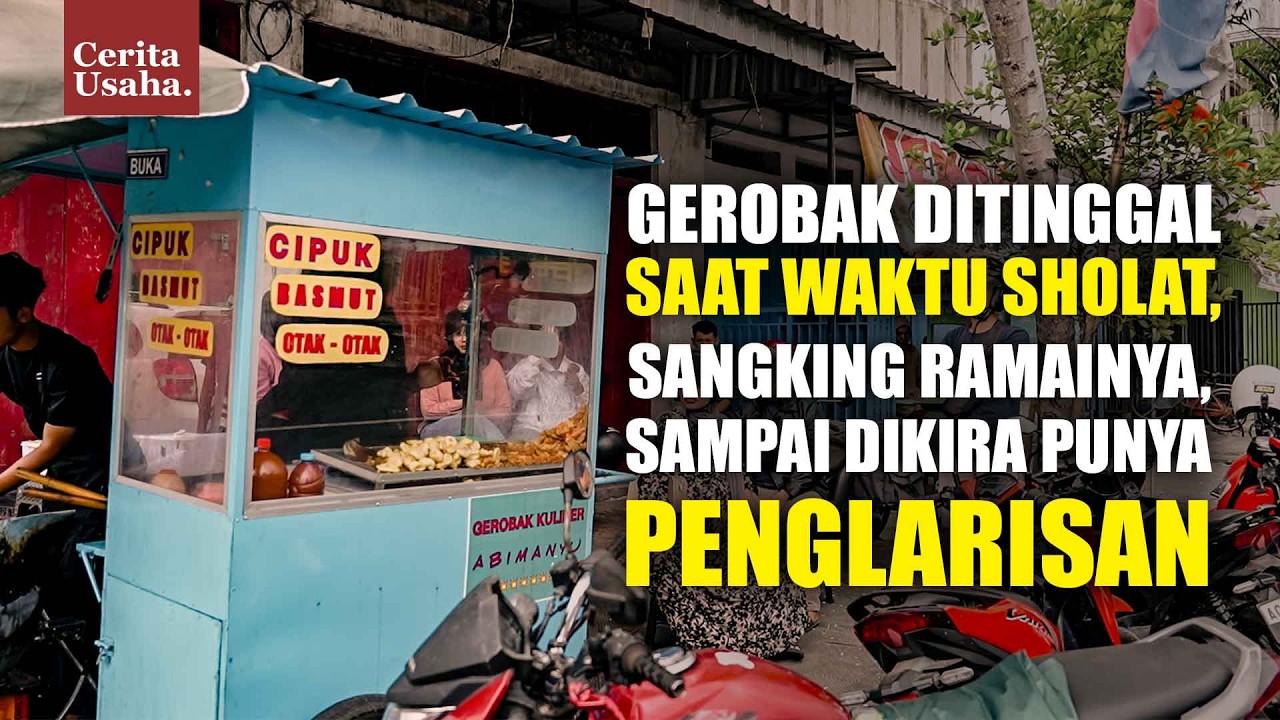 Begini Kalau Mantan Chef Maldives Jualan di Pinggir Jalan, Auto Laris Manis Dikira Pakai Penglaris!