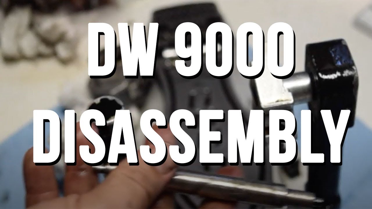 How to take apart DW 9000 bass drum pedal (Video Tutorial)