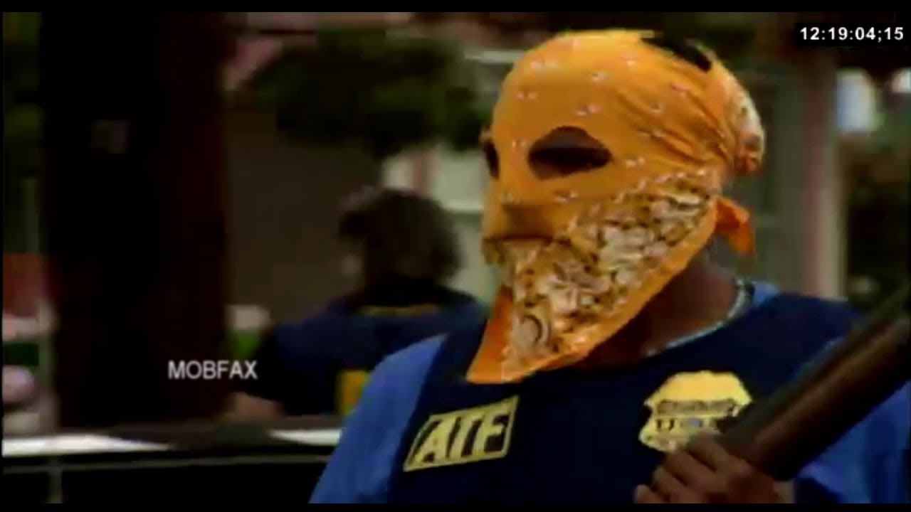 Los Angeles Gang Sweep - Raw Footage (1990)