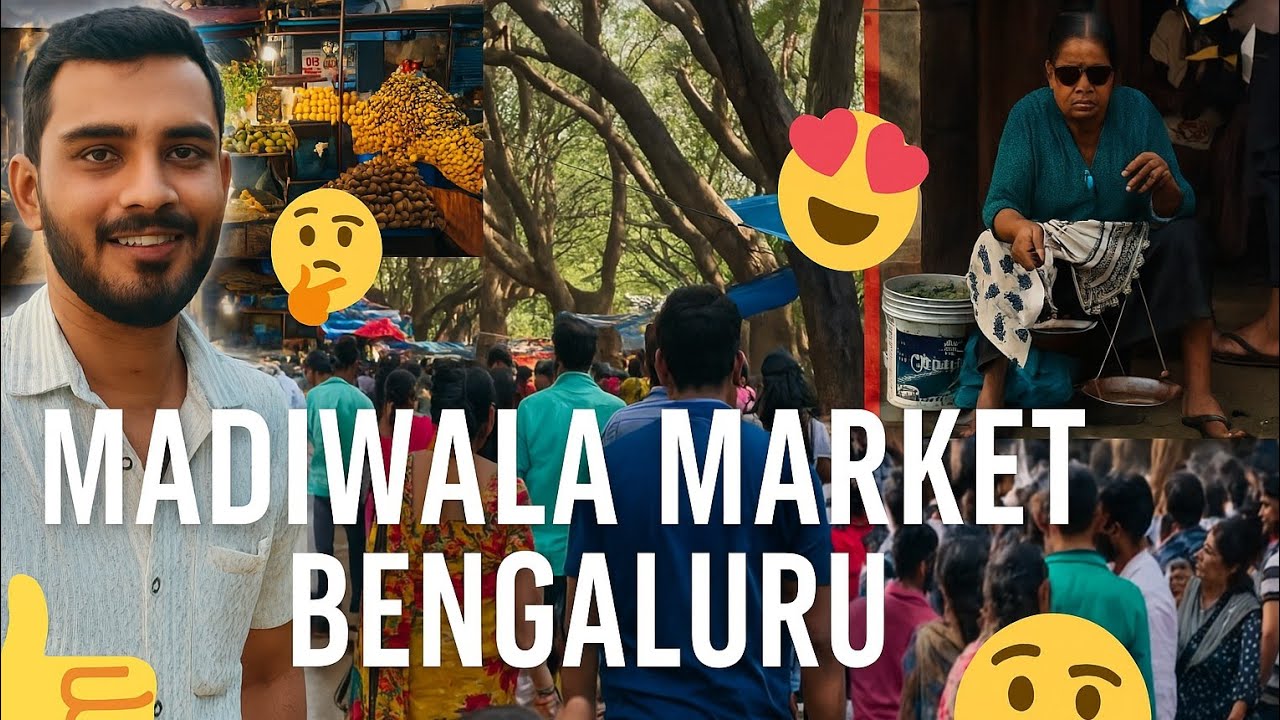 Madiwala Market Bengaluru🔥😦😮 | Biggest Street Market Tour with Crazy Crowd & Surprises😳!