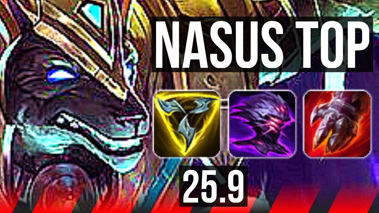 NASUS vs YORICK (TOP) | 3100+ games | KR Master | 25.9