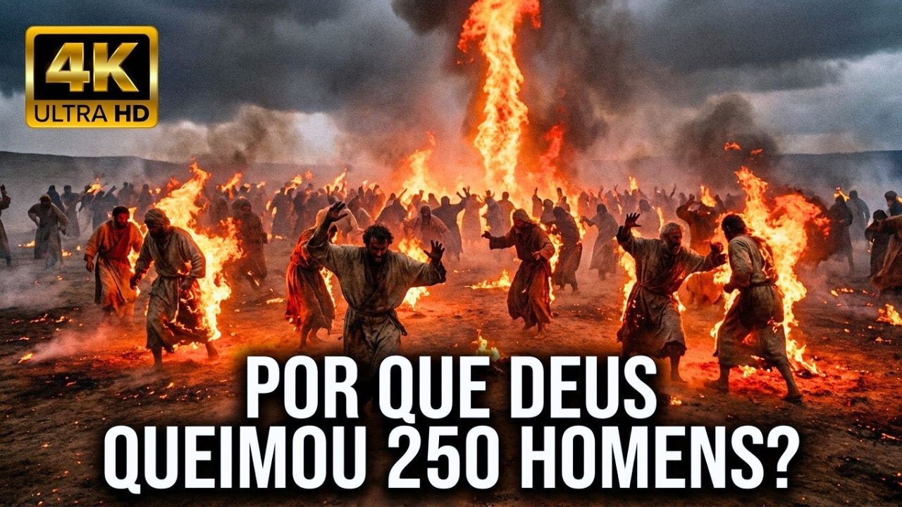 POR QUE DEUS ENVIOU FOGO DO CÉU E QUEIMOU 250 HOMENS
