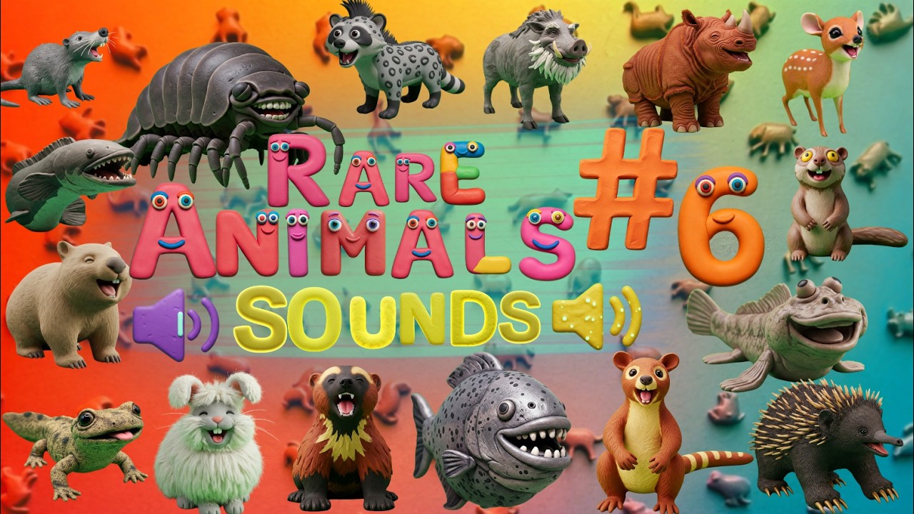Funny & Freaky Animal Sounds Song 6 | Zoo Animals From 1 to 16 🐾 | The 16 Wild & Wacky Sounds! 🦡🎶