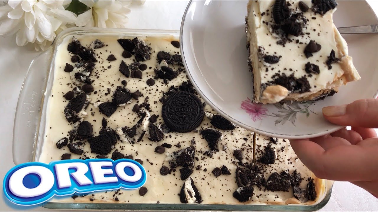 ❤️TORTA helada de OREO❤️ y dulce de leche [Sin horno, sin gelatina]🤗 Versión fácil