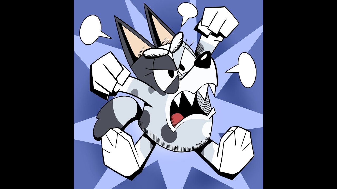 Let's Draw Muffin From Bluey