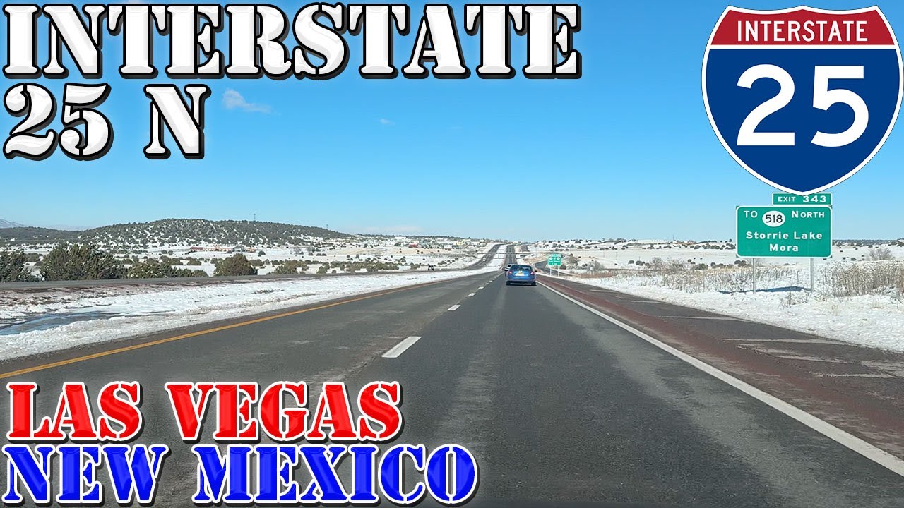 I-25 North - Las Vegas - New Mexico - 4K Highway Drive