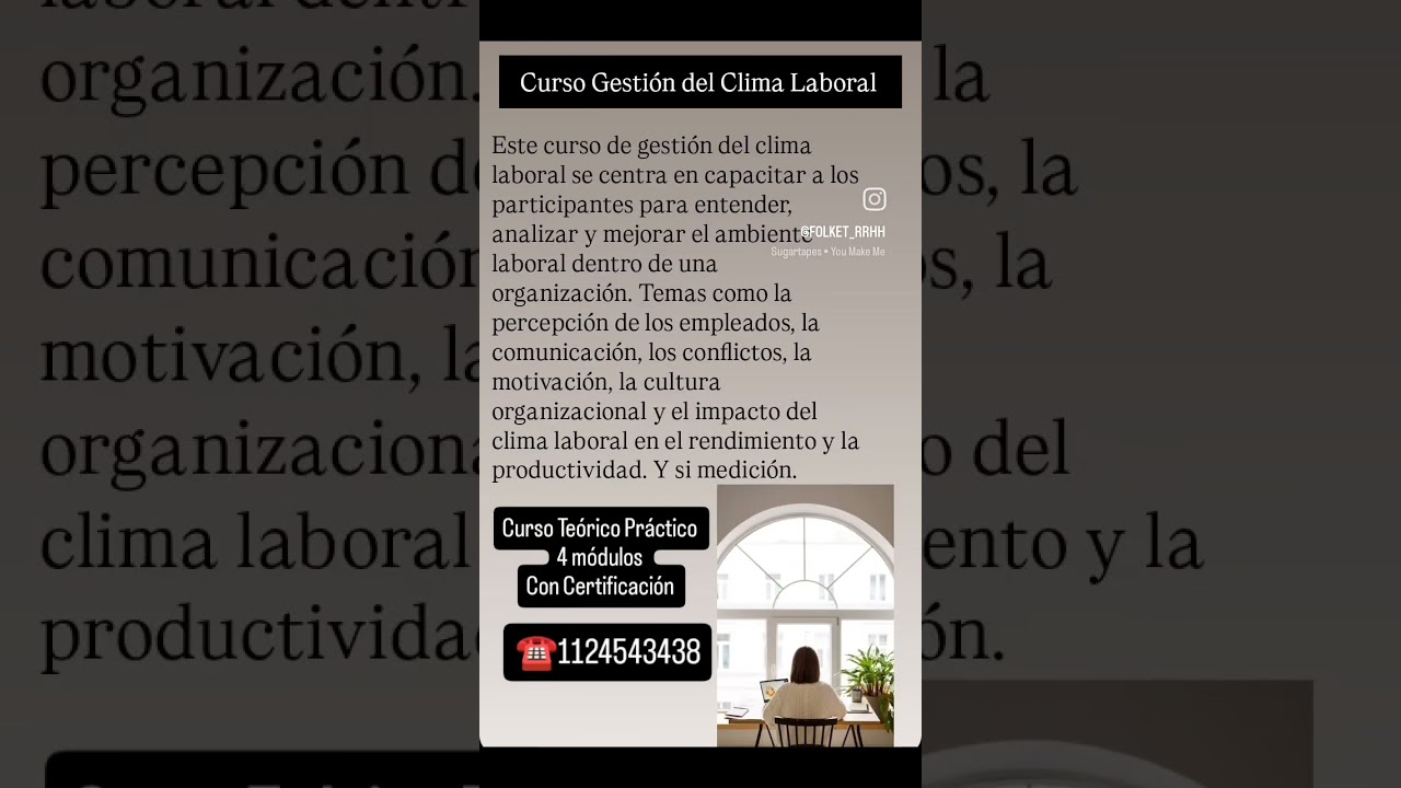 #cursosonline #climalaboral #parati #capacitacion