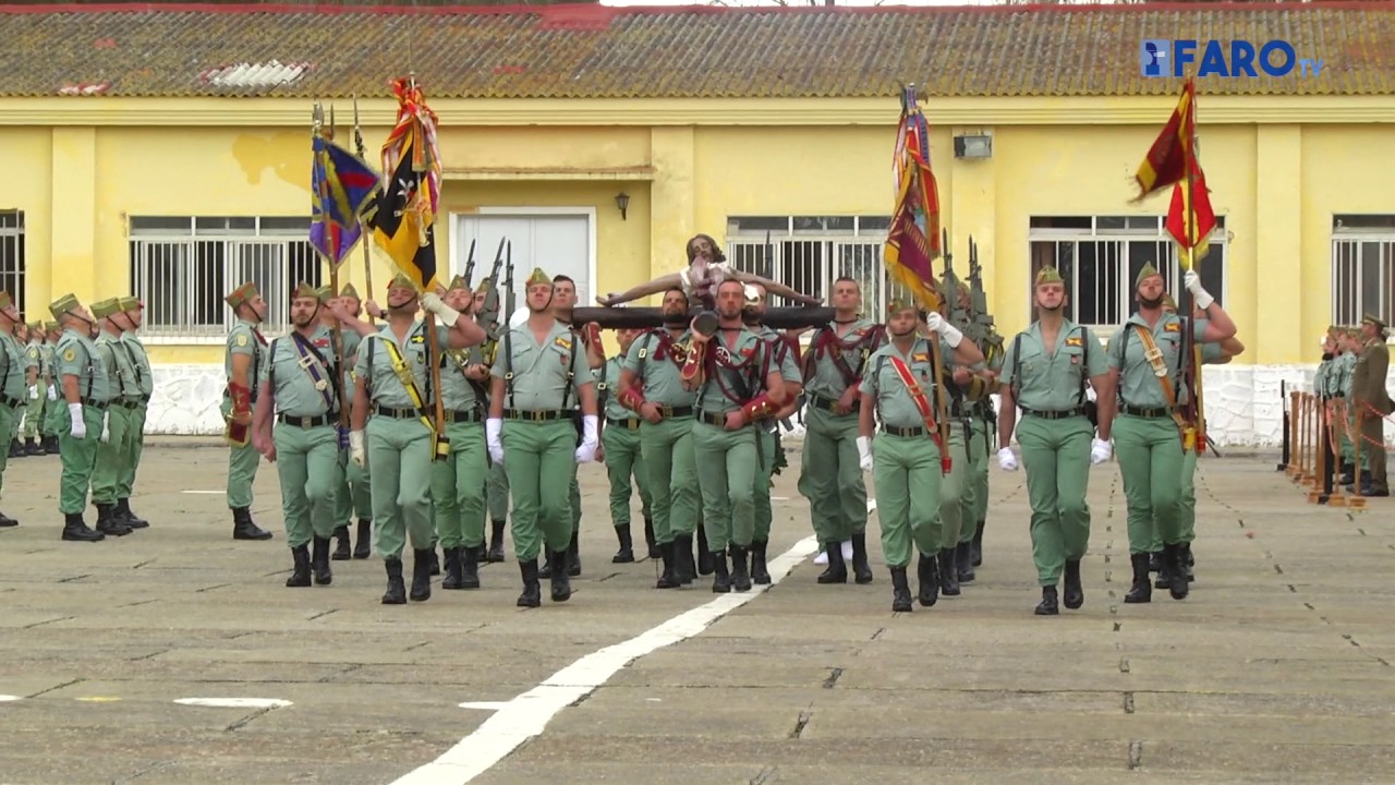 Primer Sábado Legionario en Ceuta del Coronel Félix Abad