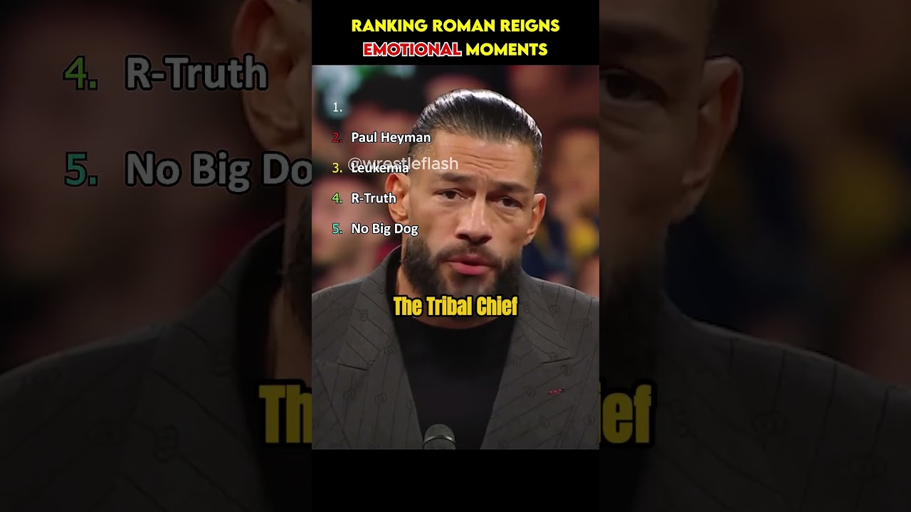 Roman reigns emotional moments