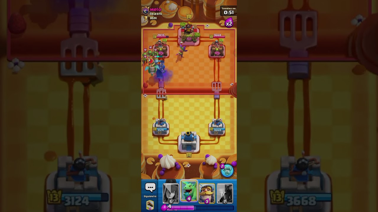 jugando #clash hasta llegar al máximo de copas