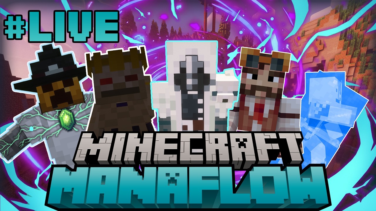 Wir bauen endlich die Base weiter und farmen! | Minecraft Manaflow Livestream