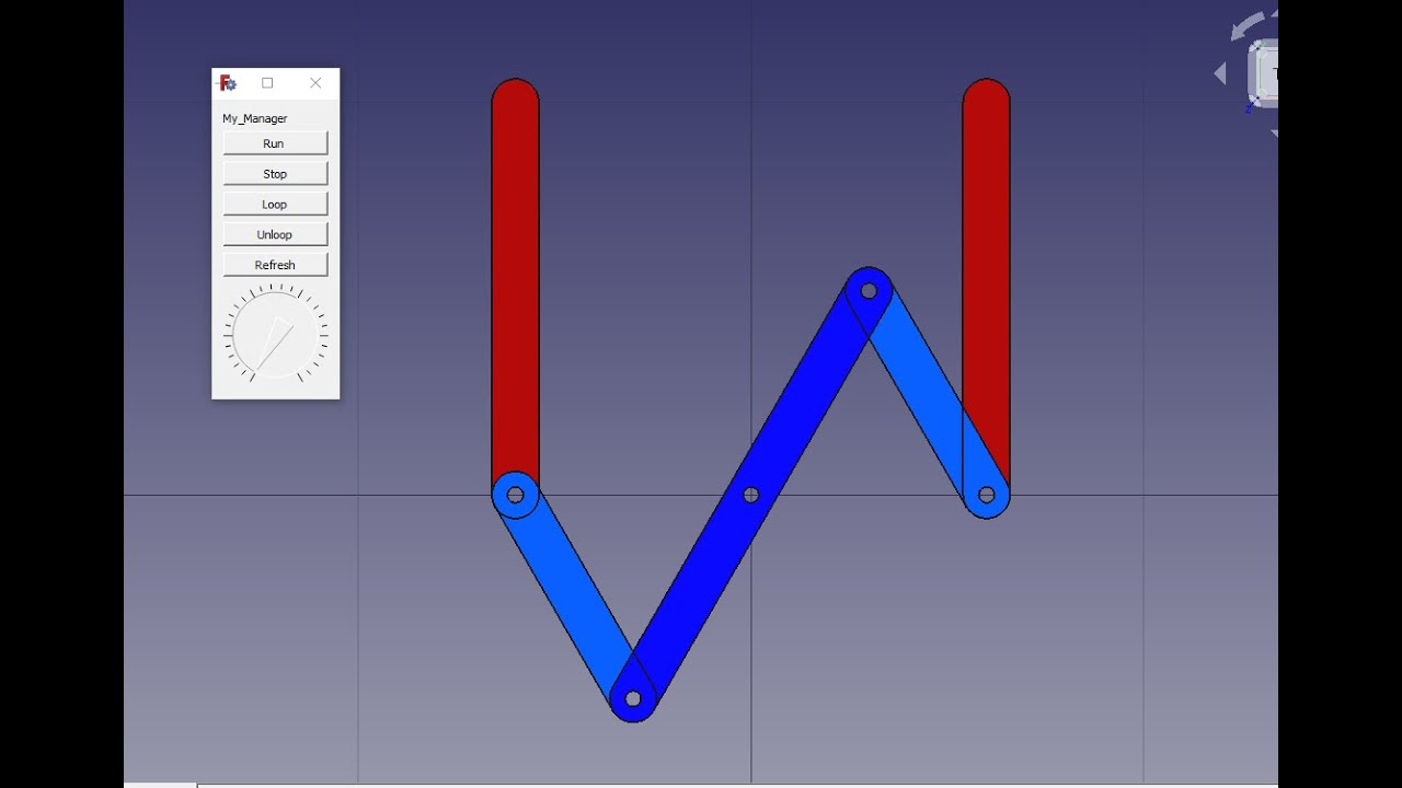 FreeCad Анимация модель