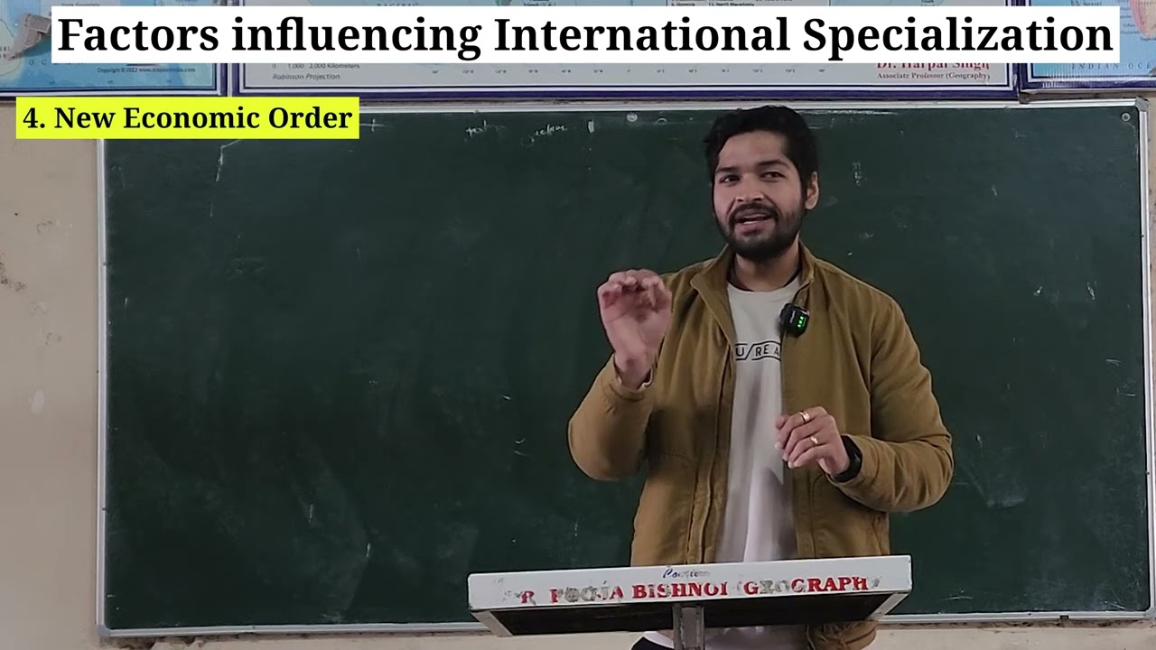 Inter-regional vs International trade: factors influencing international specialization