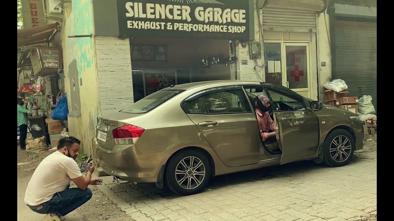 New Valvetronic Exhaust in Honda City || Delhi || Kanak Moudgil || VLOG #3