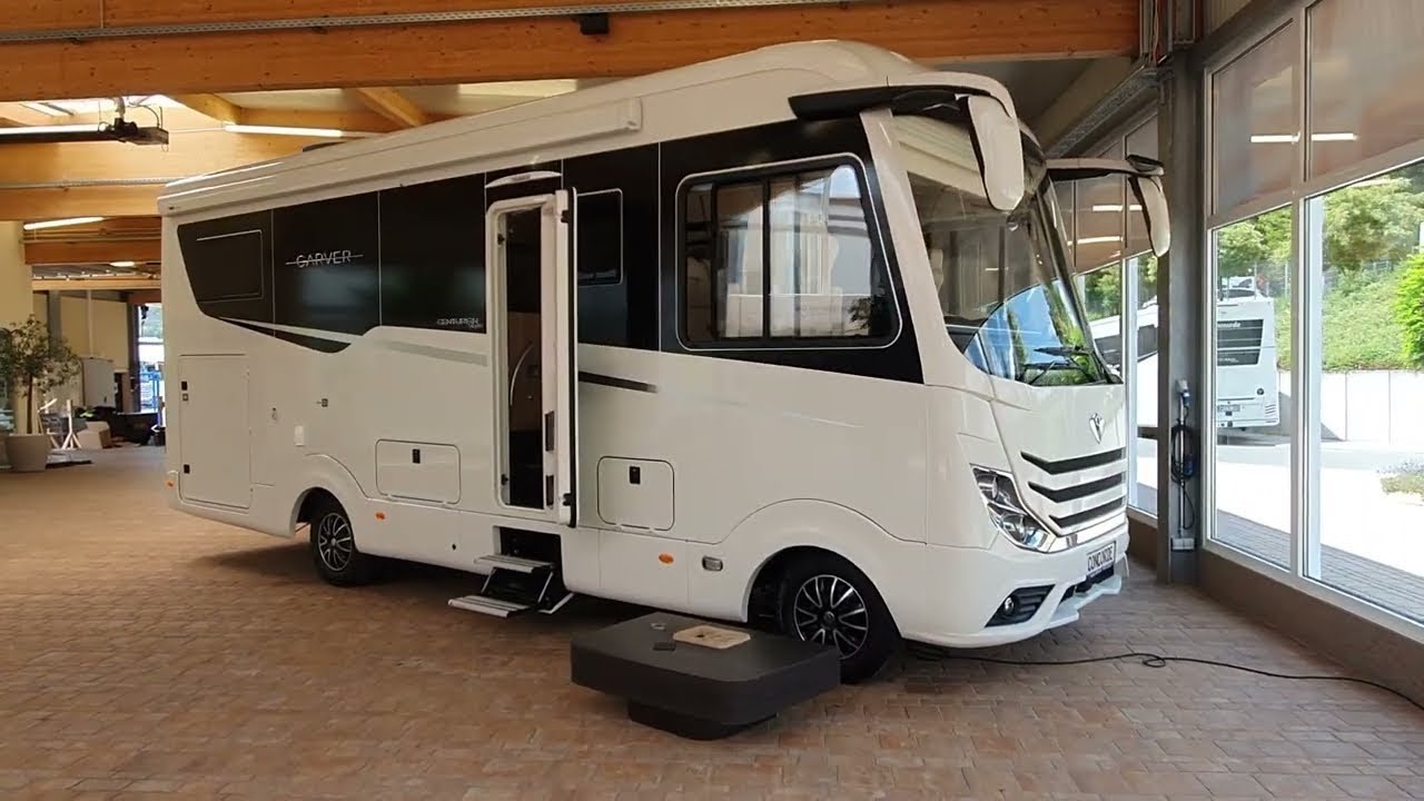 Extreme luxury on wheels!  Concorde Carver Centurion Style motorhome tour.