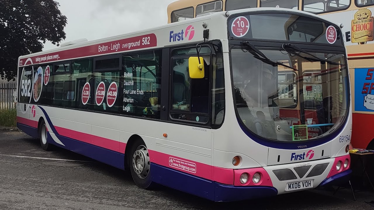 Nice ZF!  |  Preserved First Manchester 69154  |  Volvo B7RLE  |  MX06 VOH