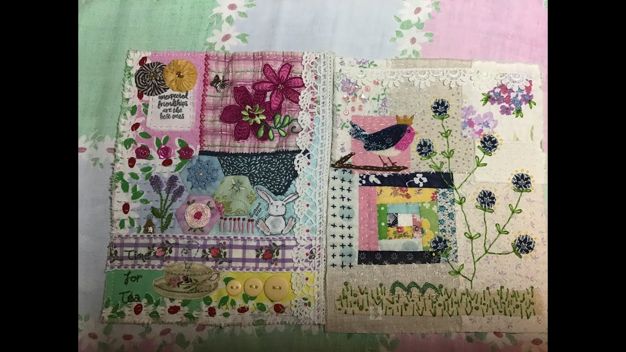 A Slow Stitch Collaboration- my first two blocks received