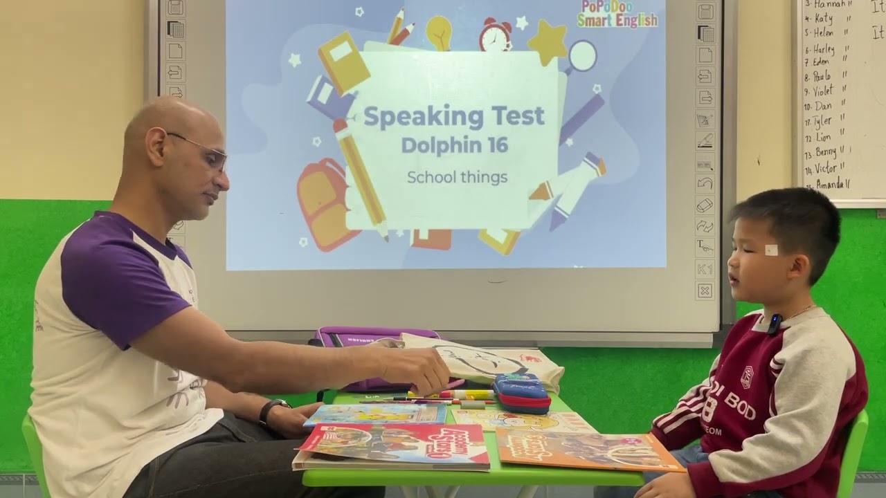 Tom_TX.Dolphin 16_Speaking Test Unit 2 Level 1