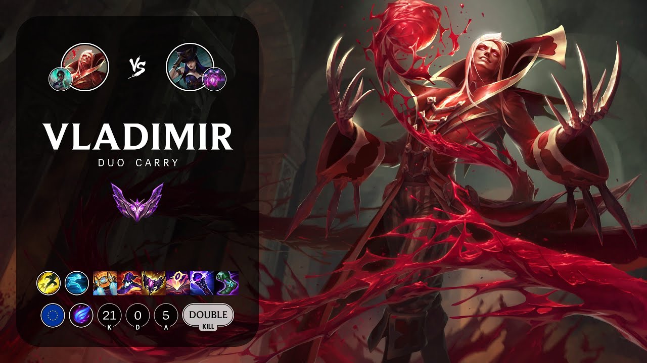 Vladimir Carry vs Caitlyn - EUW Master Patch 13.23