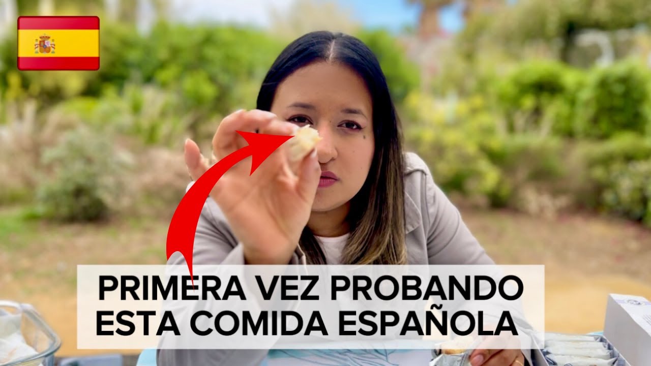 NO ESPERABA ESTO DE LA COMIDA ESPAÑOLA🇪🇸
