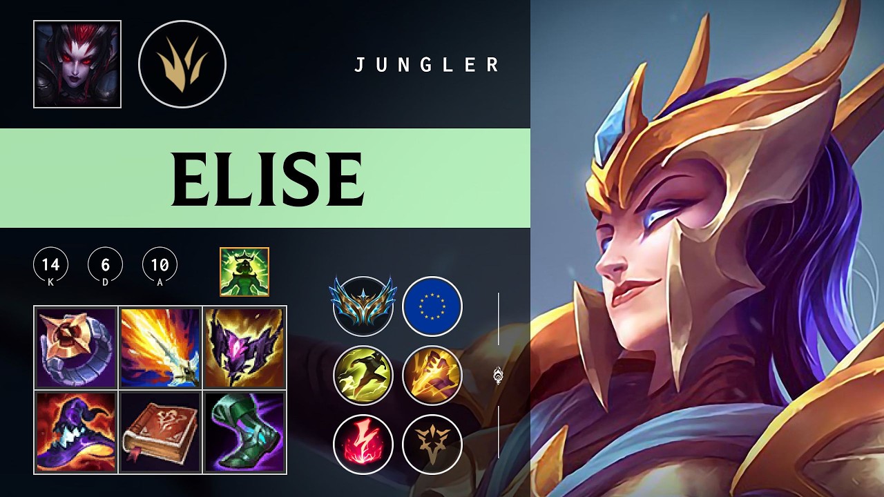 Elise Jungle vs Olaf - EUW Challenger Patch 26.06