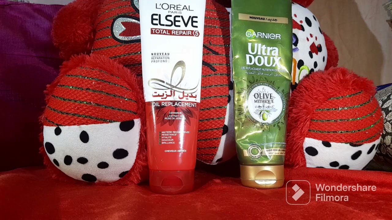 تجربتي مع بديل الزيت من elseve و Garnier 😍