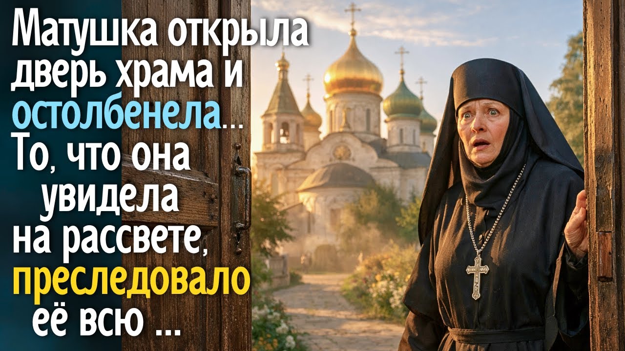Монашка открыла дверь храма и остолбенела! То, что она увидела на рассвете, преследовало её всю ...