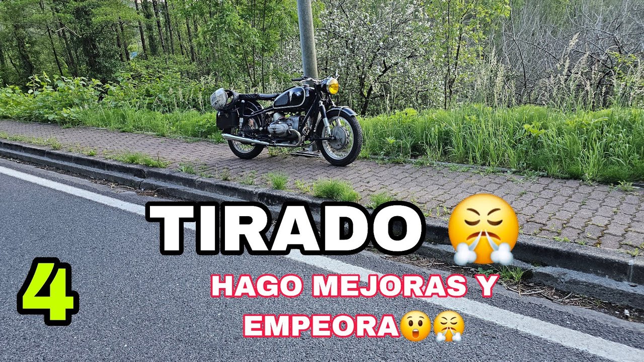 4😤 INCREIBLE!! CADA VEZ PEOR Y TIRADO pero ya asoma el fallo de la BMW R69S