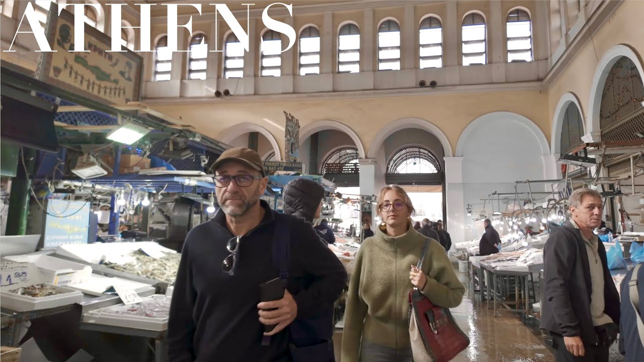 Athens Morning Walk | Psyrri | Athinas Street | Varvakeios Central Market