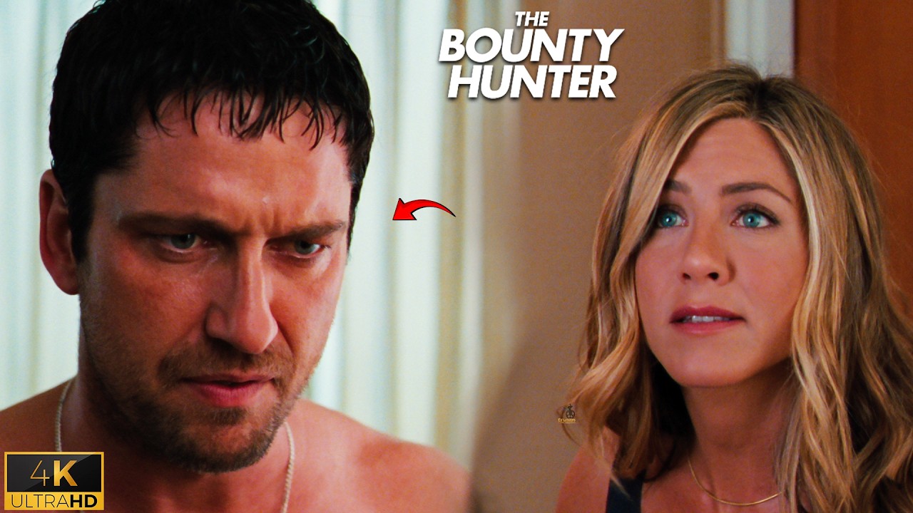 Jennifer Aniston Funny Escape Attempt | The Bounty Hunter (2010)