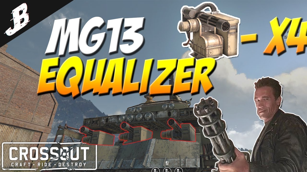 Crossout - Quad Equalizer build. (Crossout Gameplay)