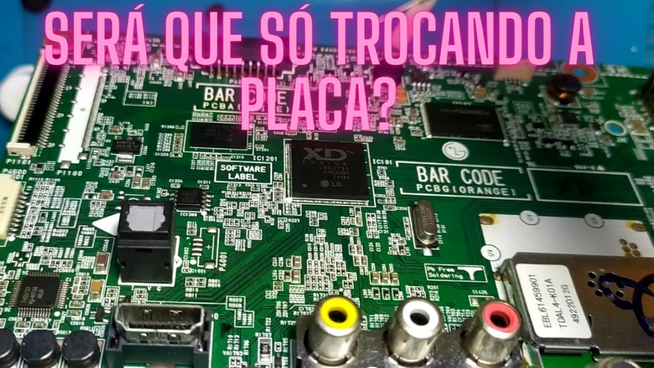 TV LG processador com defeito.