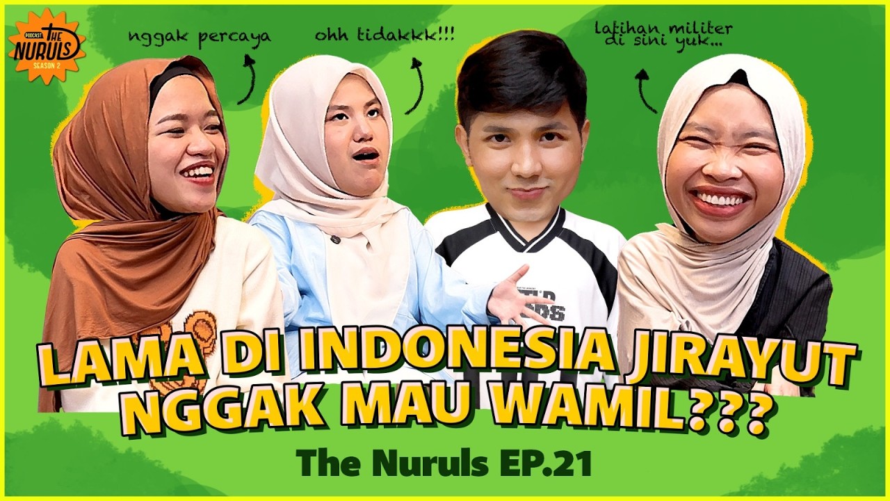 THE NURULS: JIRAYUT NGAJAK HOST MAIN FILM BARENG. CERITANYA TENTANG 4 ORANG GADIS???