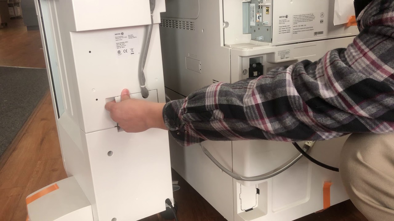 How to disconnect Office Finisher LX on Xerox AltaLink/WorkCentre series