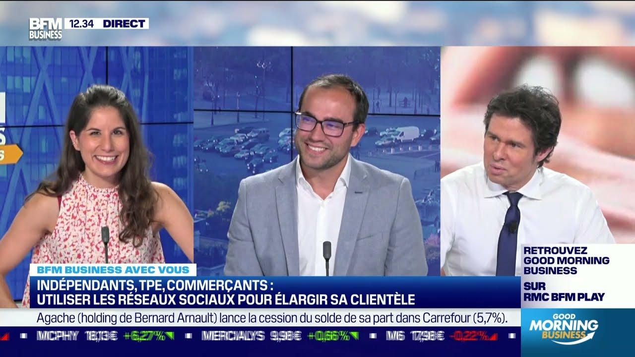 🎙 Alexandre Bonetti sur BFM Business - Élargir sa clientèle grâce aux réseaux sociaux