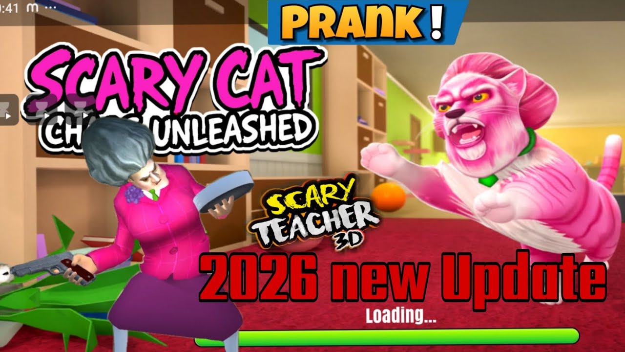 SCARY TEACHER NEW UPDATE 2026 || SCARY CAT 🐱 FUNNY PRANK 🤡