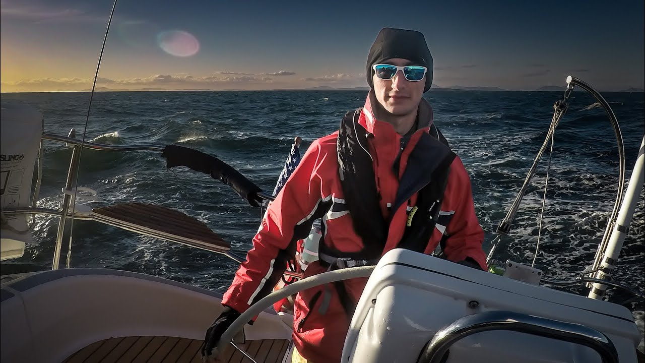 Gale Warning in the Strait of Juan de Fuca - Sailing SV Pardon My French 4K!