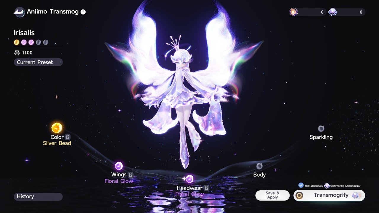 Aniimo - Irisalis Transmogrify Glimmering Driftshadow x30 :'(