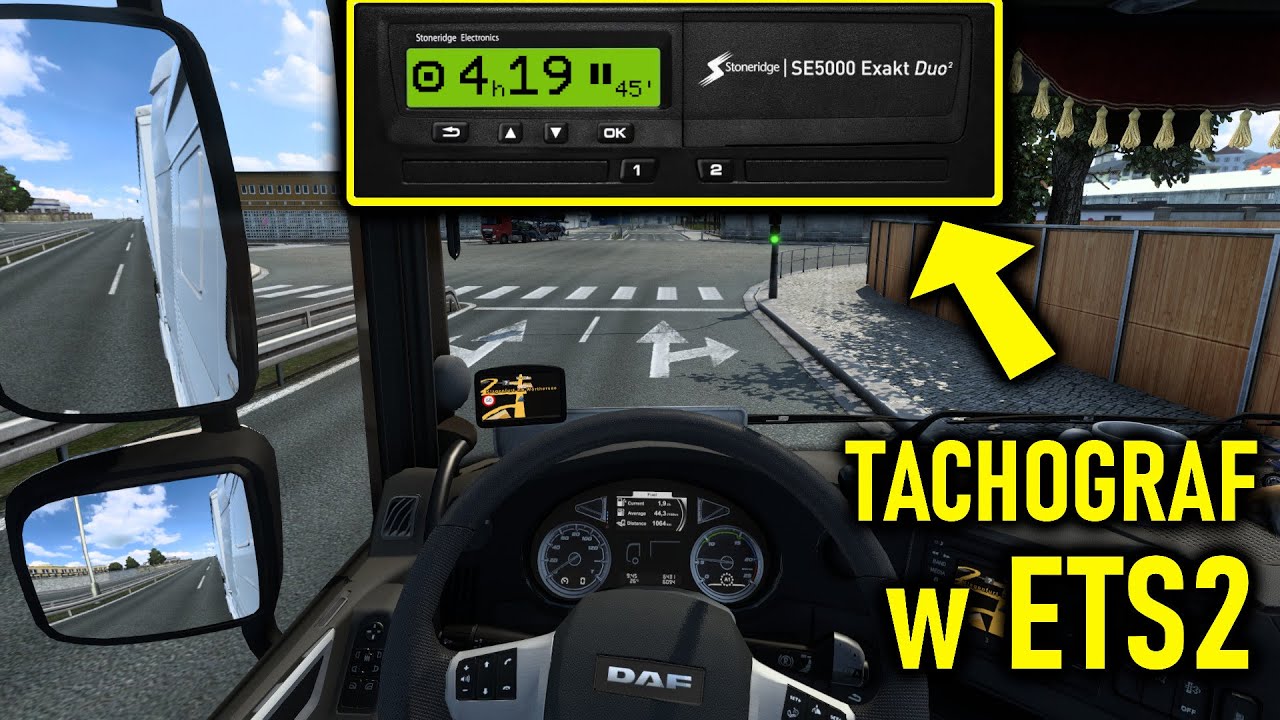 TACHOGRAF do ETS2 | PROSTY SPOSÓB NA REAL LIFE