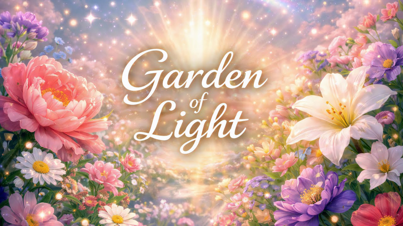 Garden of Light 🌸 Full Relaxing Ambient Music | Beautiful Blooming Flowers & Peaceful Vibes