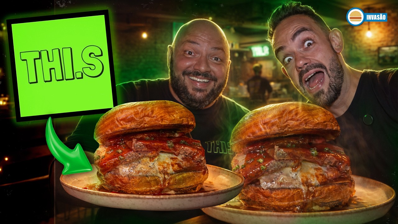 Eleito 3&ordm; MELHOR hamb&uacute;rguer do BRASIL | INVAS&Atilde;O HP THI.S BURGER