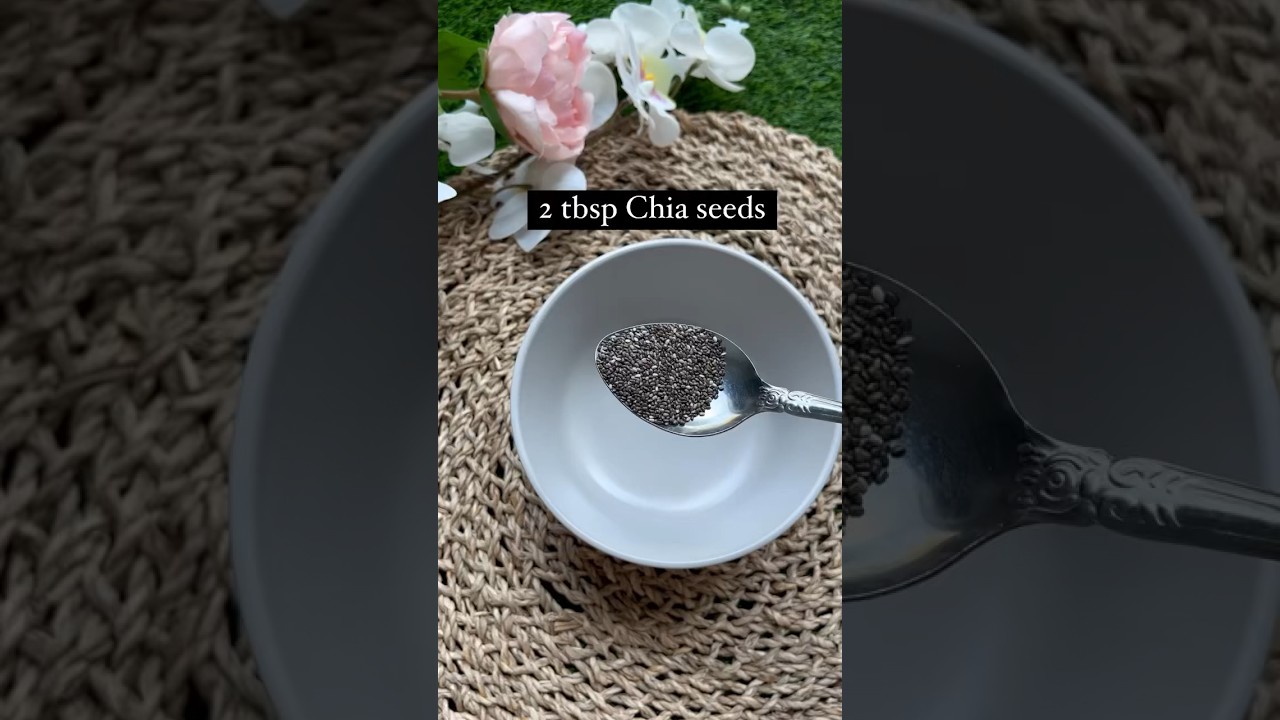 Chia seeds face mask & Hair mask #diy #glowyskin #skincare #haircare #viral