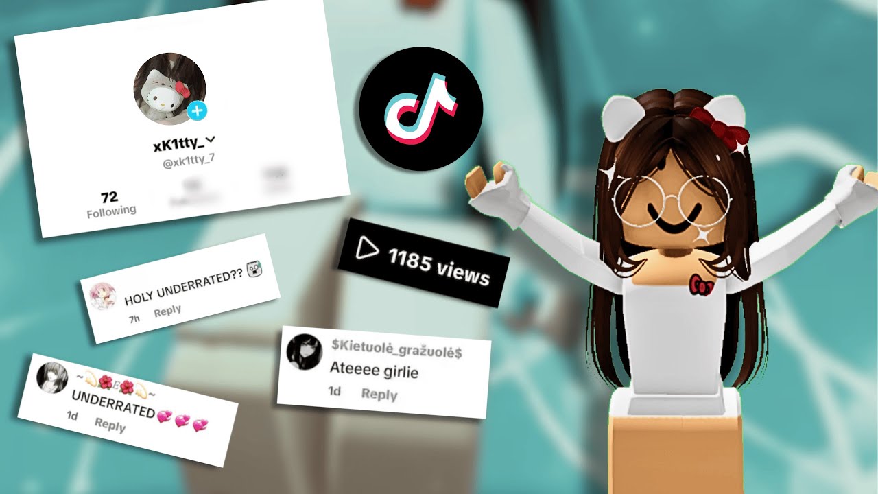 going UNDERCOVER as a TikTok ROBLOX EDITOR for ONE WEEK