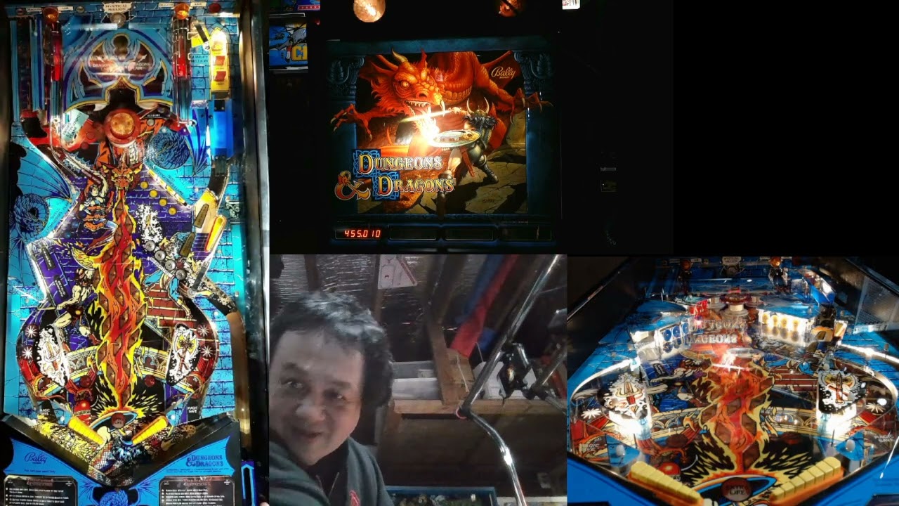 Dungeons & Dragons (Bally) - Dungeons and Dragons pinball gameplay stream