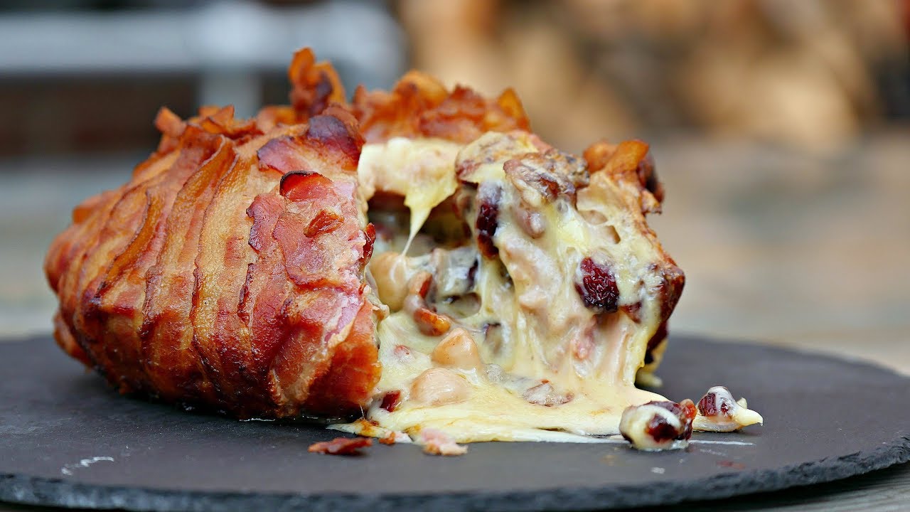 Giant Stuffed BACON & CHEESE BOMB