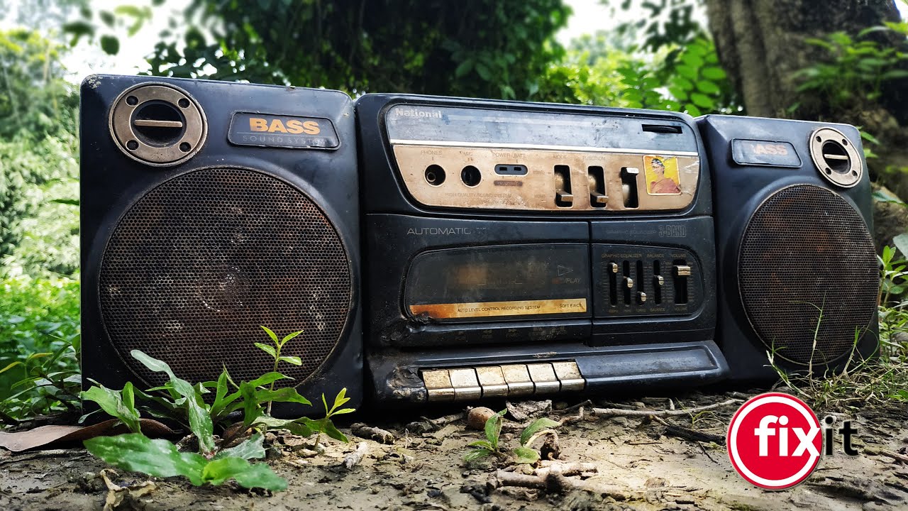 Antique Tape Recorder Restoration | Restoring Most Dirty and Filthy Cassette Recorder